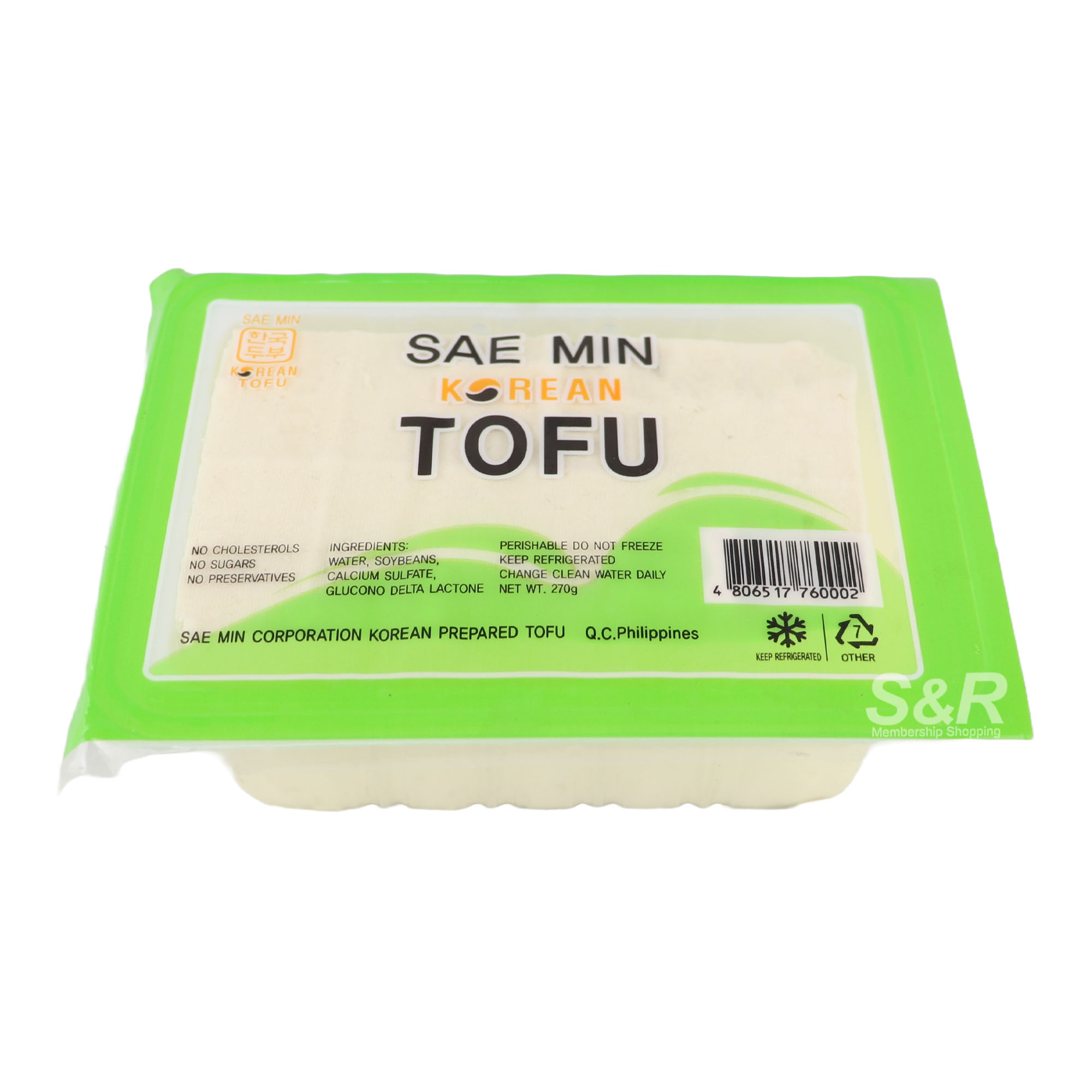 Sae Min Korean Tofu 270g Sae Min Korean Tofu 270g